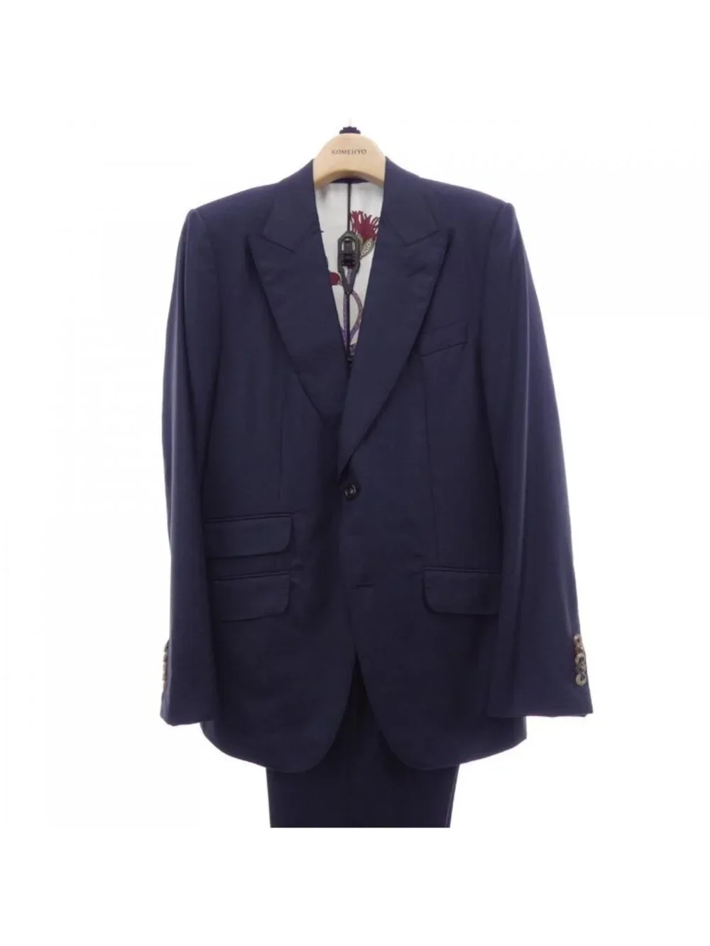 Gucci Zaaex Suit Navy